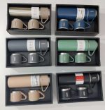 Vacuum Insulated Thermal Flask Set With Cup Set 3 In 1 - Image 3