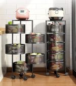 5 Layers Kitchen Rotating Rack - Image 2