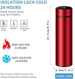 Stainless Steel Vacuum Flask with Temperature Display