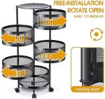 5 Layers Kitchen Rotating Rack - Image 3