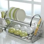 2 Layer Dish Drainer Rack - Image 2